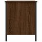 Preview: Sitzbank mit Stauraum Braun Eiche 40x42,5x50 cm Holzwerkstoff