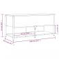 Preview: Sitzbank mit Stauraum Braun Eichen-Optik 100x42,5x47 cm