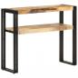 Preview: ARDEBO.de - Konsolentisch 90x30x75 cm Raues Mangoholz