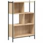 Preview: Bücherregal Sonoma-Eiche 72x28x109 cm Holzwerkstoff