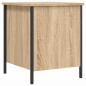 Preview: Sitzbank mit Stauraum Sonoma-Eiche 40x42,5x50 cm Holzwerkstoff