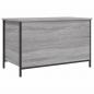 Preview: Sitzbank mit Stauraum Grau Sonoma 80x42,5x50 cm Holzwerkstoff