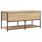 Preview: Sitzbank mit Stauraum Sonoma-Eiche 100x42,5x47 cm Holzwerkstoff