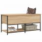 Preview: Sitzbank mit Stauraum Sonoma-Eiche 100x42,5x47 cm Holzwerkstoff