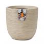 Preview: Capi Blumentopf Waste Rib 35x34 cm Terrazzo Beige