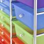 Preview: XXL Schubladenwagen mit 15 Schubladen Mehrfarbig Kunststoff