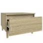 Preview: Beistelltisch Sonoma-Eiche 50x46x35 cm Holzwerkstoff