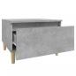 Preview: Beistelltisch Betongrau 50x46x35 cm Holzwerkstoff