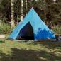 Preview: Tipi-Campingzelt 4 Personen Blau Wasserdicht