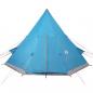 Preview: Tipi-Campingzelt 4 Personen Blau Wasserdicht