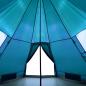 Preview: Tipi-Campingzelt 4 Personen Blau Wasserdicht