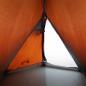 Preview: Kuppel-Campingzelt 2 Personen Grau und Orange Wasserdicht