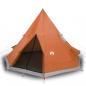 Preview: Tipi-Campingzelt 4 Personen Orange Wasserdicht