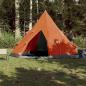 Preview: Tipi-Campingzelt 4 Personen Orange Wasserdicht