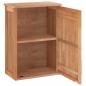 Preview: Wand-Badschrank 42x23x60 cm Massivholz Nussbaum