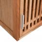 Preview: Wand-Badschrank 42x23x60 cm Massivholz Nussbaum