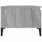 Preview: Couchtisch Grau Sonoma 90x50x36,5 cm Holzwerkstoff