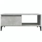 Preview: Couchtisch Betongrau 90x50x36,5 cm Holzwerkstoff