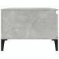 Preview: Couchtisch Betongrau 90x50x36,5 cm Holzwerkstoff