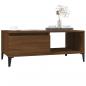 Preview: Couchtisch Braun Eichen-Optik 90x50x36,5 cm Holzwerkstoff