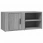 Preview: TV-Schrank Grau Sonoma 80x31,5x36 cm Holzwerkstoff