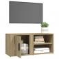 Preview: TV-Schrank Sonoma-Eiche 80x31,5x36 cm Holzwerkstoff