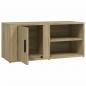 Preview: TV-Schrank Sonoma-Eiche 80x31,5x36 cm Holzwerkstoff