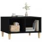 Preview: Couchtisch Schwarz 60x50x36,5 cm Holzwerkstoff