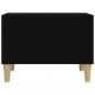 Preview: Couchtisch Schwarz 60x50x36,5 cm Holzwerkstoff