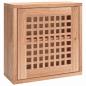 Preview: Wandschrank 42x18x42 cm Massivholz Nussbaum