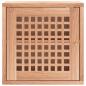 Preview: Wandschrank 42x18x42 cm Massivholz Nussbaum