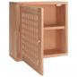 Preview: Wandschrank 42x18x42 cm Massivholz Nussbaum