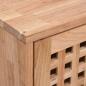 Preview: Wandschrank 42x18x42 cm Massivholz Nussbaum