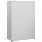 Preview: Aktenschrank Hellgrau 90x46x134 cm Stahl