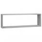 Preview: Wandregale 4 Stk. Grau Sonoma 80x15x26,5 cm Holzwerkstoff