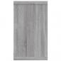 Preview: Wandregale 4 Stk. Grau Sonoma 80x15x26,5 cm Holzwerkstoff