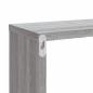 Preview: Wandregale 4 Stk. Grau Sonoma 80x15x26,5 cm Holzwerkstoff