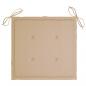 Preview: Gartenstuhl-Kissen 6 Stk. Beige 50x50x3 cm Oxford-Gewebe