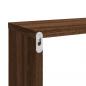 Preview: Wandregale 4 Stk. Braun Eichen-Optik 80x15x26,5cm Holzwerkstoff