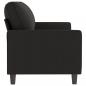 Preview: 3-Sitzer-Sofa Schwarz 180 cm Samt