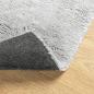 Preview: Teppich HUARTE Kurzflor Weich und Waschbar Grau 160x160 cm