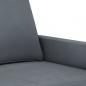 Preview: 3-Sitzer-Sofa Dunkelgrau 180 cm Samt