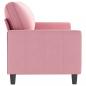 Preview: 3-Sitzer-Sofa Rosa 180 cm Samt