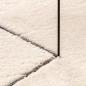 Preview: Teppich HUARTE Kurzflor Weich und Waschbar Beige 60x110 cm