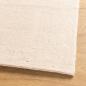 Preview: Teppich HUARTE Kurzflor Weich und Waschbar Beige 120x120 cm