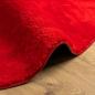 Preview: Teppich HUARTE Kurzflor Weich und Waschbar Rot Ø 160 cm