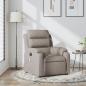 Preview: ARDEBO.de - Massagesessel Taupe Stoff