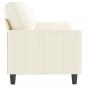 Preview: 3-Sitzer-Sofa Creme 180 cm Samt