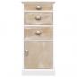 Preview: Beistellschrank 38x28x86 cm Massivholz Paulownia