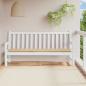 Preview: ARDEBO.de - Gartenbank-Auflage Beige 200x50x3 cm Oxford-Gewebe